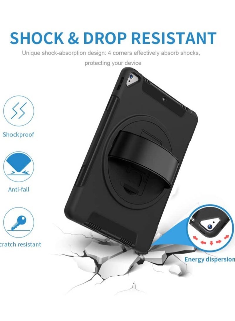 SmartGrist Case for iPad 10.2 inch, Shockproof, Impact Resistant Cover, iPad Rugged Case with Kickstand, Full Body Protective Cover for kids, Drop Protection, Blue. - Image 5
