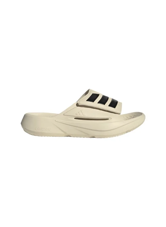 Adidas Adidas Lightblaze Slide U White Sportswear Sandals/Slippers For Unisex
