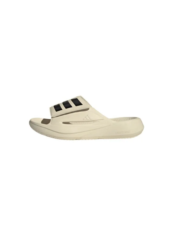 Adidas Adidas Lightblaze Slide U White Sportswear Sandals/Slippers For Unisex