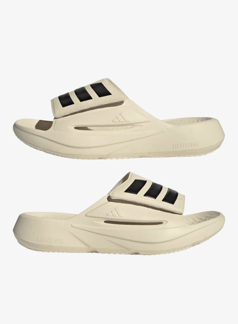 Adidas Lightblaze Slide U White Sportswear Sandals/Slippers For Unisex - Image 3