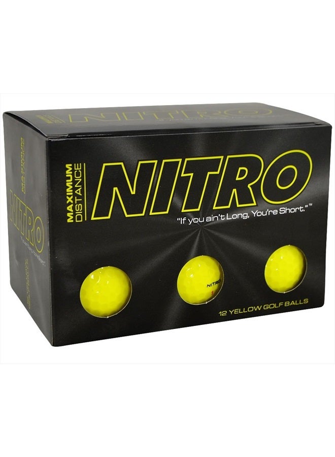 Nitro Maximum Distance Golf Ball (12-Pack) One Size - Image 3