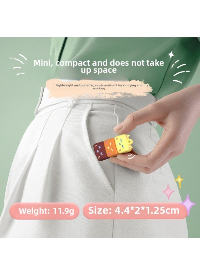 Generic - Creative Mini PVC Cat Cute Cartoon Car Music Mobile Phone High Speed U Disk Event Gift Usb-Color:Gradient Grey + Type-c Adapter-Capacity:3.0 High Speed 128g - Image 1