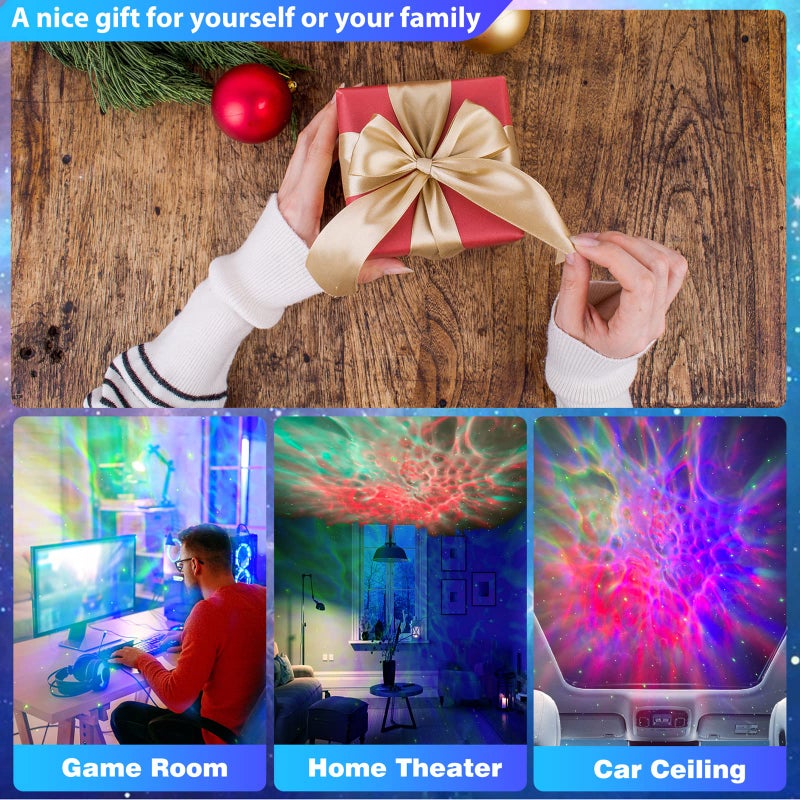 FSSQBFLC Astronaut Galaxy Projector, Star Projector Galaxy Light, Night Light for Kids, Nebula Ceiling LED Lamp, Room Decor, with Timer and Remote, Gifts for Birthdays - Image 5