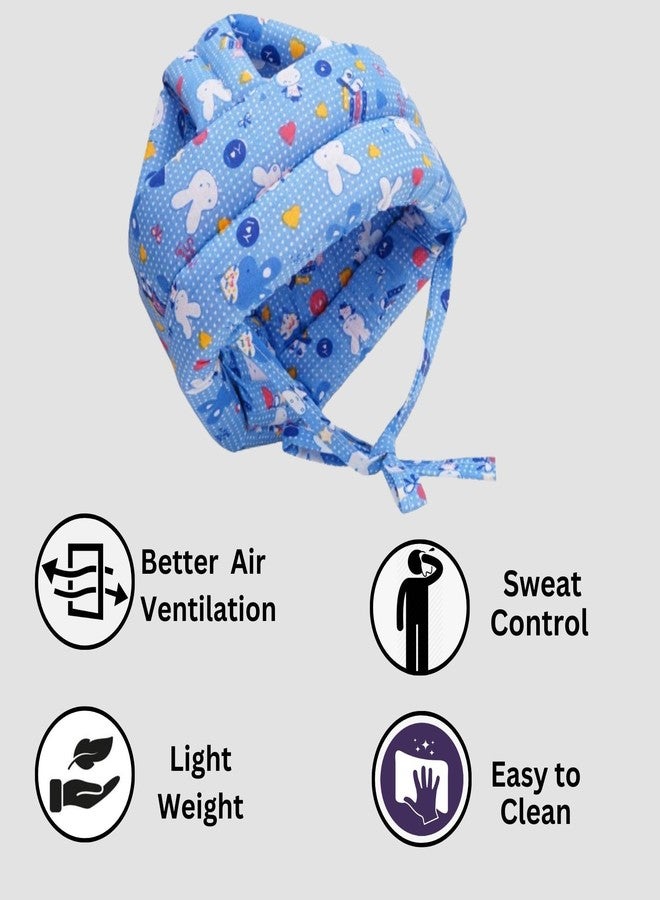 Laurant®Baby Safety Helmet for Crawling & Walking – Adjustable, Soft, and Comfortable Headgear for 6-24 Month Olds – Prevents Falls and Head Injuries (Blue) - Image 2