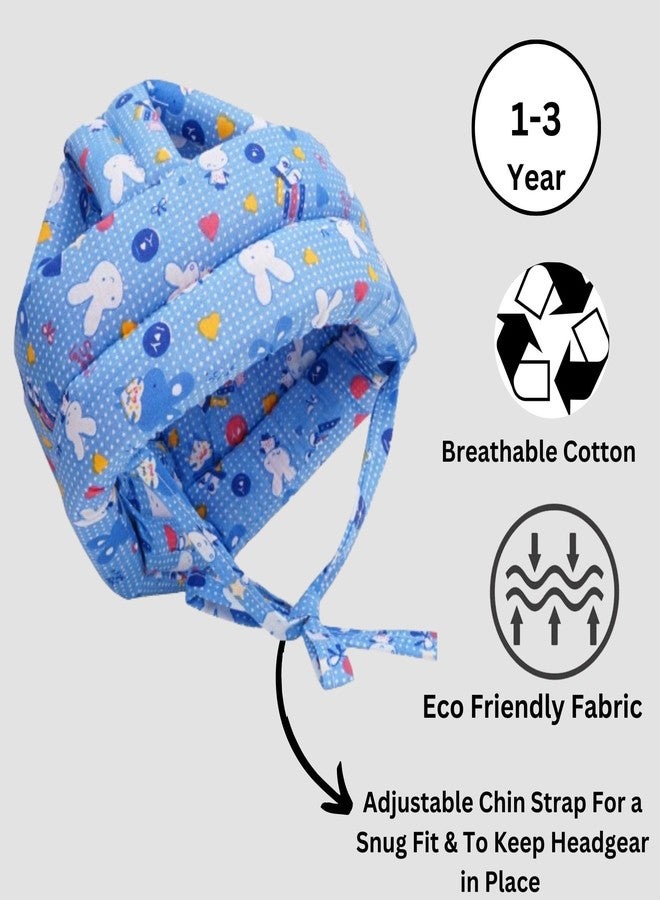 Laurant®Baby Safety Helmet for Crawling & Walking – Adjustable, Soft, and Comfortable Headgear for 6-24 Month Olds – Prevents Falls and Head Injuries (Blue) - Image 4