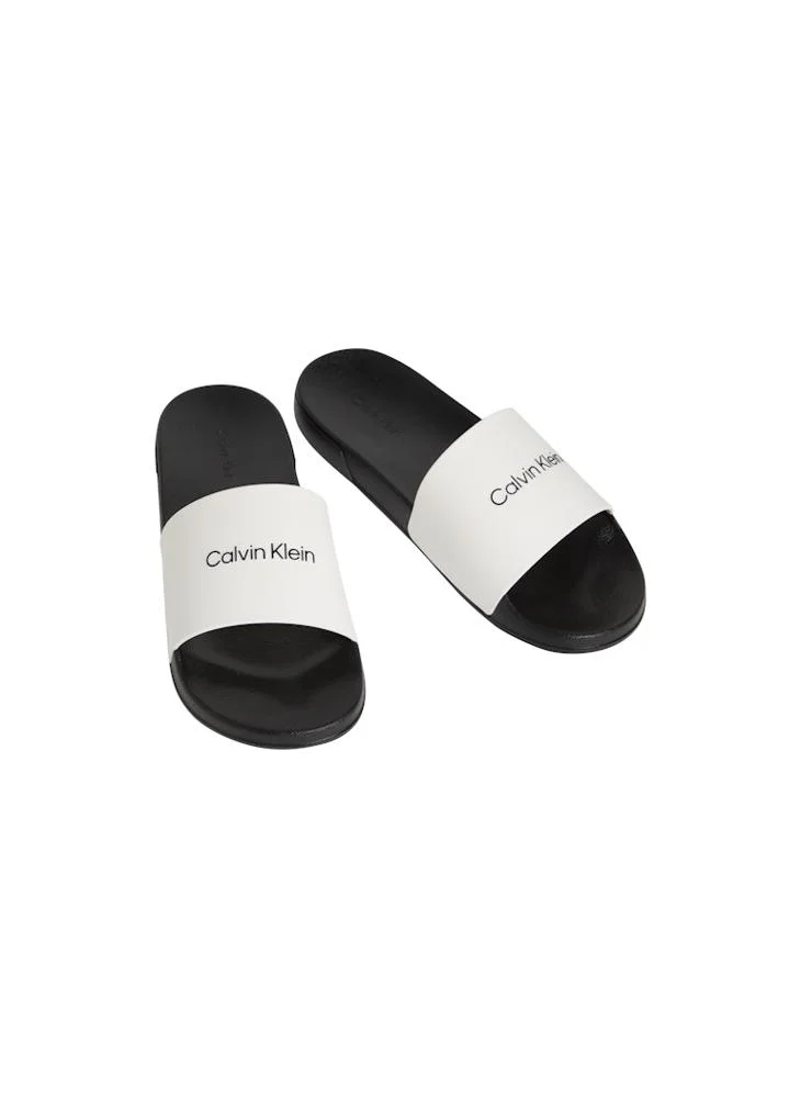 CALVIN KLEIN  Essential Canvas Slide with Logo for Men | Best Price UAE