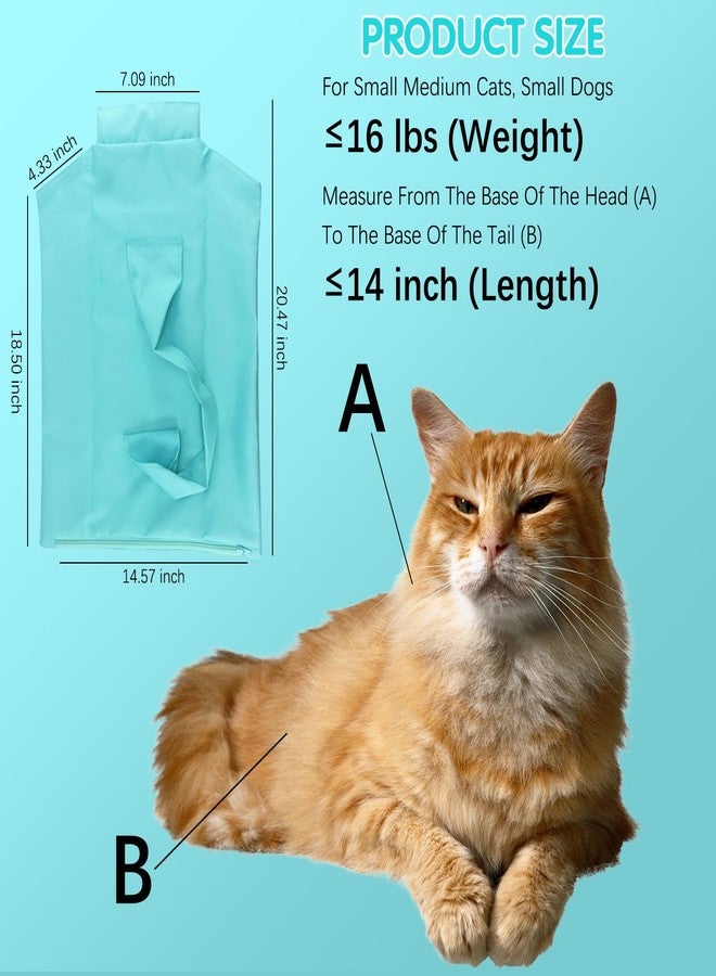 QiFind Cat Carrier Pouch Cozy Comfort Carrier, Anti-Scratching Cat Carrier Pouch Bag Nail Trimming Restraint Bag Medication, Administration,Grooming, 1PC - Image 5