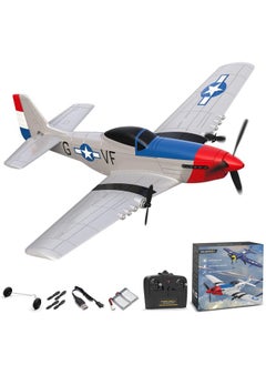 VOLANTEXRC VOLANTEXRC RC Plane 3 Channel Remote Control Airplane Fighter Toys, 2.4GHz 6-axis Gyro Stabilizer RTF Glider Aircraft Plane, Easy to Fly for Adults Kids Beginners Boys (76207 RTF)  - Image 1