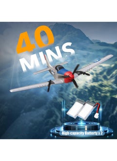 VOLANTEXRC VOLANTEXRC RC Plane 3 Channel Remote Control Airplane Fighter Toys, 2.4GHz 6-axis Gyro Stabilizer RTF Glider Aircraft Plane, Easy to Fly for Adults Kids Beginners Boys (76207 RTF)  - Image 4