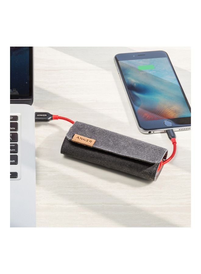 Anker Cable For iPhone 0.9M/ 3Ft A8121H92 Red - Image 2