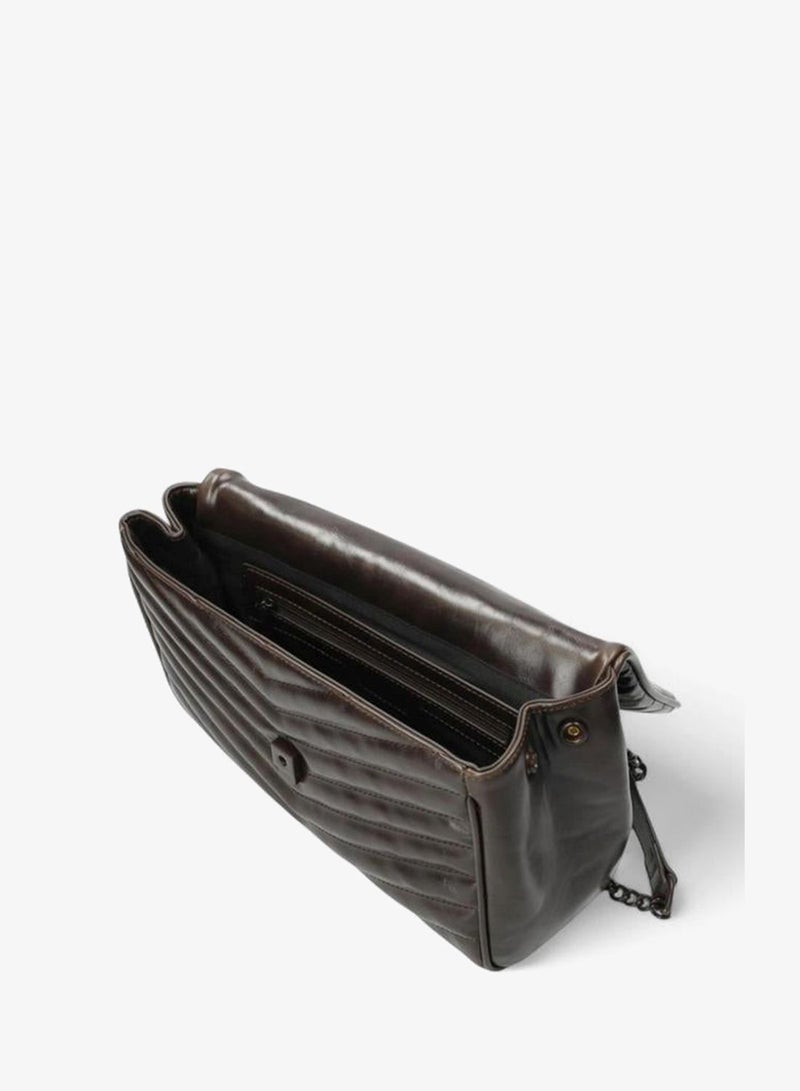 MEXX Textured Shoulder Bag with Chain Strap - Image 5