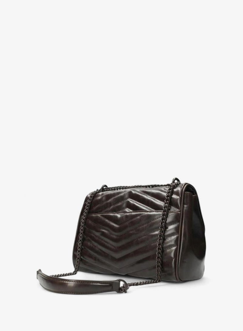 MEXX Textured Shoulder Bag with Chain Strap - Image 4