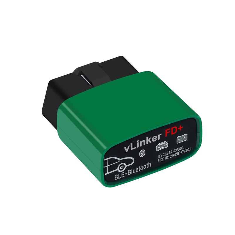 Vgate vLinker FD OBDII Scanner OBD2 Bluetooth Automotive Scanner Diagnostic Tool for iOS Android Windows Code Reader and Reset for Car Truck Check Engine Code Read and Clear Scan Tools