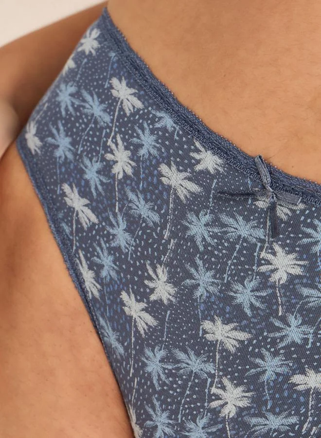 Splash FAV  Printed Cheekster Briefs with Bow Detail for Women | Best Price UAE