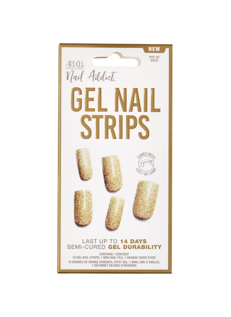 ARDELL Ardell Nail Addict Gel Nail Strips Pot of Gold 