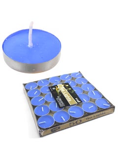 AL QADAH Tea Light Candles 5.6g 50Pcs Box Assorted Colors Smokeless Unscented Long Lasting Ideal for Home Events & Decorations  - Image 5