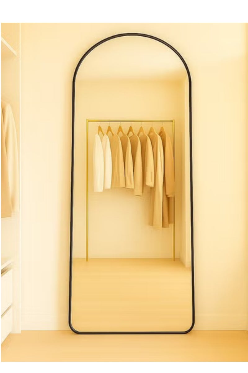 واي آند دي كامل طول عمودي قوس كبير عمودي مرآة خلع الملابس معلقة على الحائط مرآة مع قوس غرفة نوم مجلس الوزراء غرفة المعيشة 155x45cm - Image 3