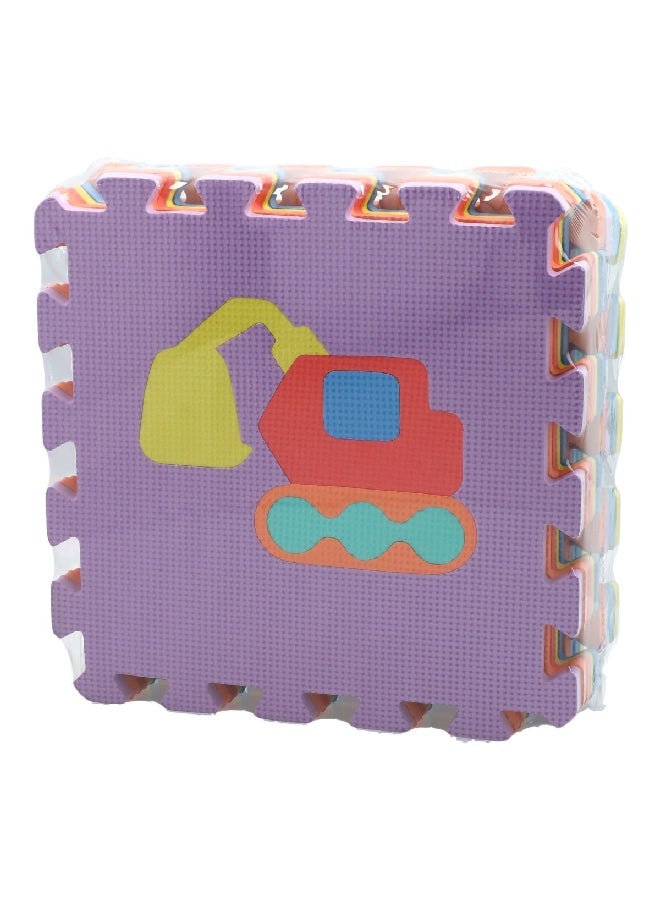 سولكس 41227-SCO إيفا طقم سجادة بحواف عريضة 10 قطع متعدد الألوان 30 × 30 × 1 سم ‎ - Image 2