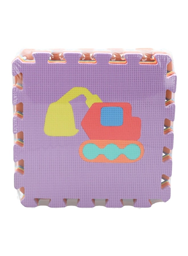 سولكس 41227-SCO إيفا طقم سجادة بحواف عريضة 10 قطع متعدد الألوان 30 × 30 × 1 سم ‎ - Image 1