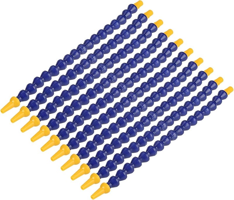 10 قطعة من خرطوم سائل التبريد المرن القابل للتعديل، أنبوب ماء وزيت بلاستيكي، بخيط 1/8 بوصة BSPT - Image 2