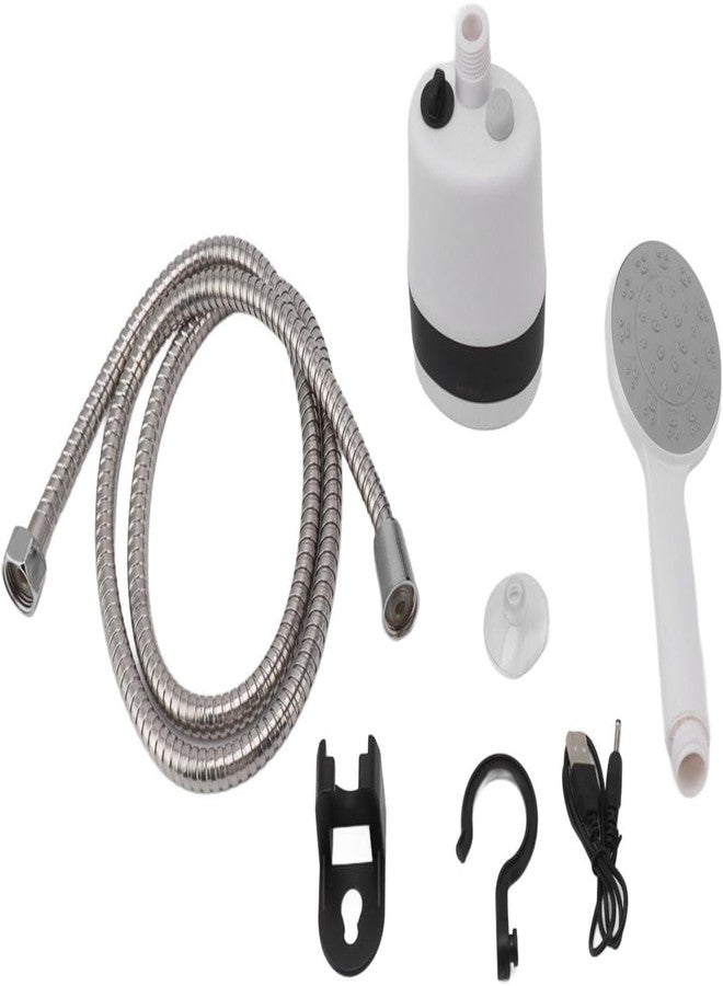 Foscadit Camping Shower Kit, Rechargeable Camping Shower Powerful Water Waterproof 2400mah USB Charging Portable for Dormitory - Image 5