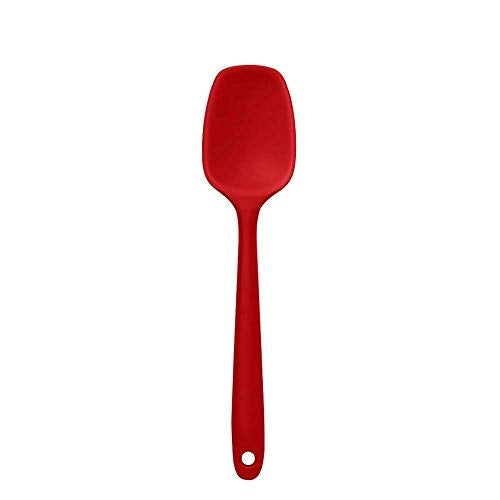 P-PLUS INTERNATIONAL Silicone Spatula Spoon, High Heat Resistant to 480°F | FDA Grade | Cooking Utensil Pack of 1 (Red) - Image 1