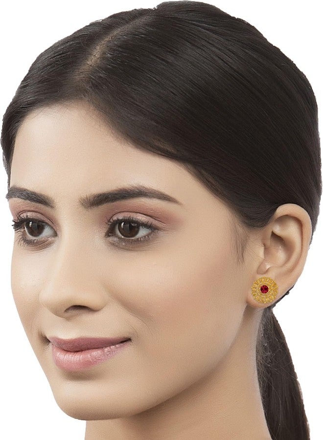 أقراط ليلا الذهبية التقليدية الأنيقة للنساء والفتيات، هدية مثالية لحفلات الزفاف والذكرى السنوية للزوجة والأم والأخت - Image 3