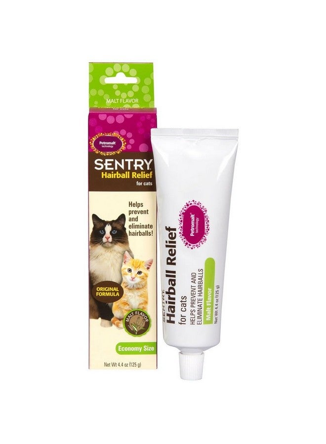 Sentry Hairball Relief for Cats,Malt Flavor,4.4 Ounces - Image 1