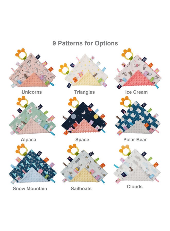 انسولار Clouds Pattern Appease Comfortable Towel Baby Tag - Image 5