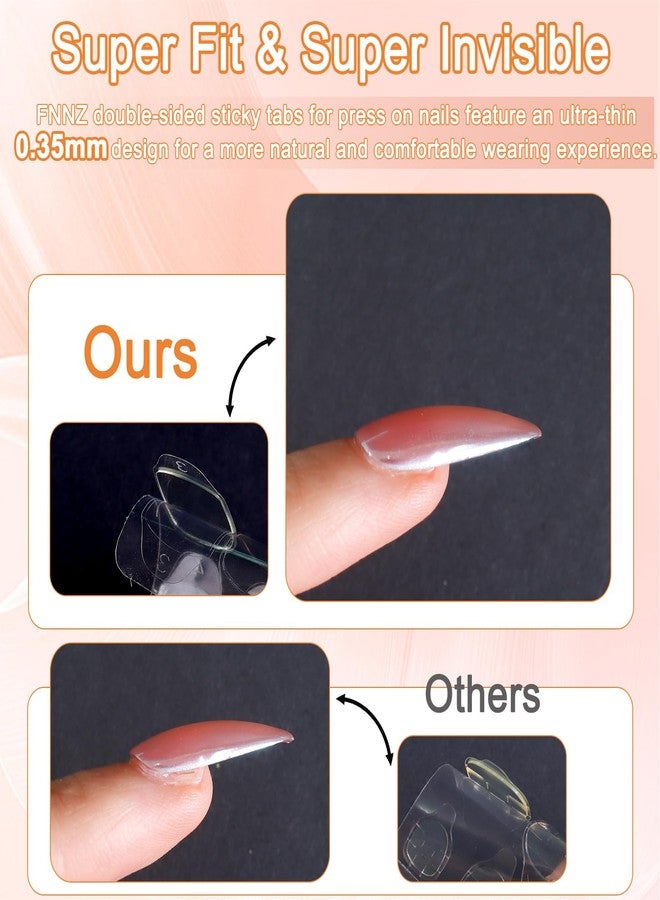 FNNZ 300 Pcs (10 Sheets) Nail Adhesive Tabs, Ultra Thin Double-Sided Nail Sticky Tabs for Press on, 15 Sizes Jelly Nail Glue Stickers Waterproof Press on Nail Sticky Tabs for Manicure Nail Accessories - Image 4