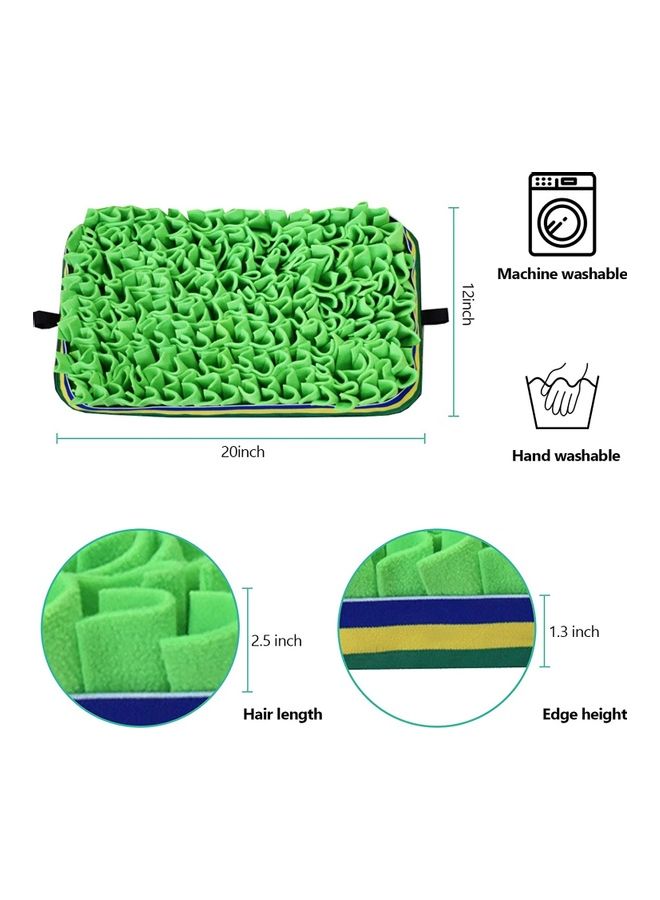 NIBEMINENT Pet Snuffle Feeding Mat Multicolour 12 x 20cm - Image 4