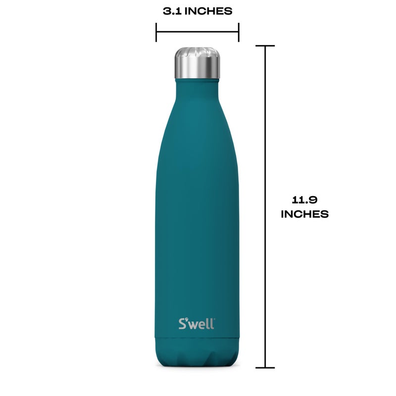 S'well Stainless Steel Water Bottle, 25oz, Peacock Blue, Triple Layered Vacuum Insulated Containers Keeps Drinks Cold for 48 Hours and Hot for 24, BPA Free, Perfect for On the Go - Image 4