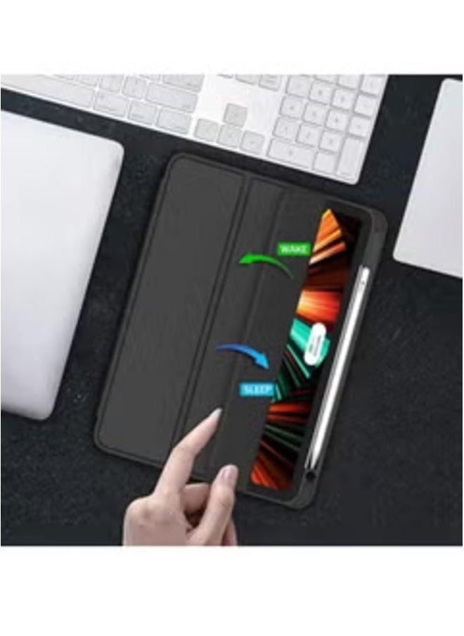 Purple Trifold Smart Cover for iPad Air 13 Inch (M2) 2024 – Auto Wake/Sleep, Pencil Holder, and Soft TPU Back - Image 5