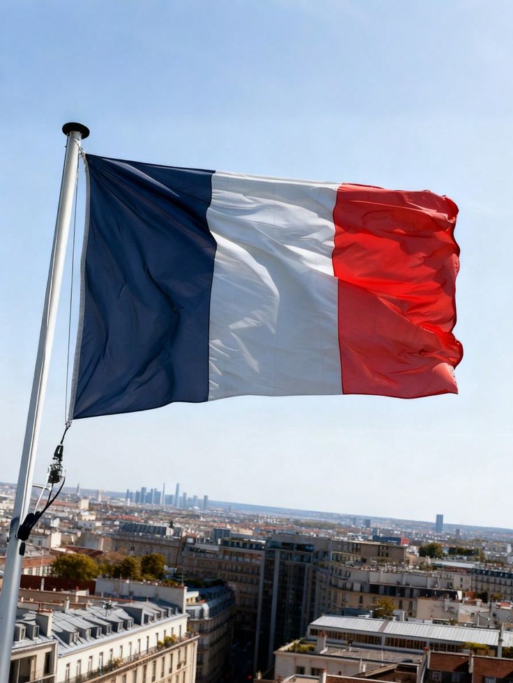 ARS France  Flag - Heavy-Duty 210D Satin, France  Flag for Outdoor/Indoor, Fade Resistant, Flag Day, And Home-Polyester, Sport Day, FIFA World Cup-Size-90X150cm - Image 4