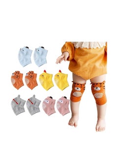 Generic 5 Pairs Baby Knee Pads for Crawling,Anti-Slip Toddler Knee Socks for Walking & Crawling,Thickened Breathable Elastic Baby Kneepads,Soft Knee Protectors for 0-3 Years Baby Toddler Girls Boys  - Image 1