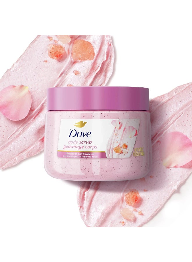 دوف مقشر الجسم دوف بملح الهيمالايا وزيت الورد 425 جرام - Image 2