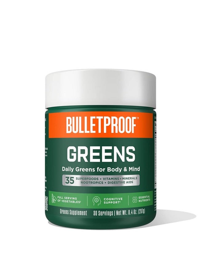 Bulletproof Greens 8.4 Ounces Daily Greens Powder With Superfoods And Nootropics  - Image 2