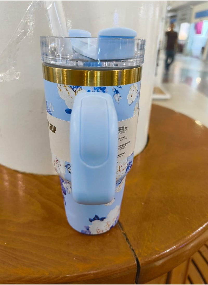 Stanley Quencher H2.0 Flow State Stainless Steel Vacuum Insulated Tumbler with Lid and Straw for Water, Iced Tea or Coffee, Smoothie and More, 14 oz  - Image 5