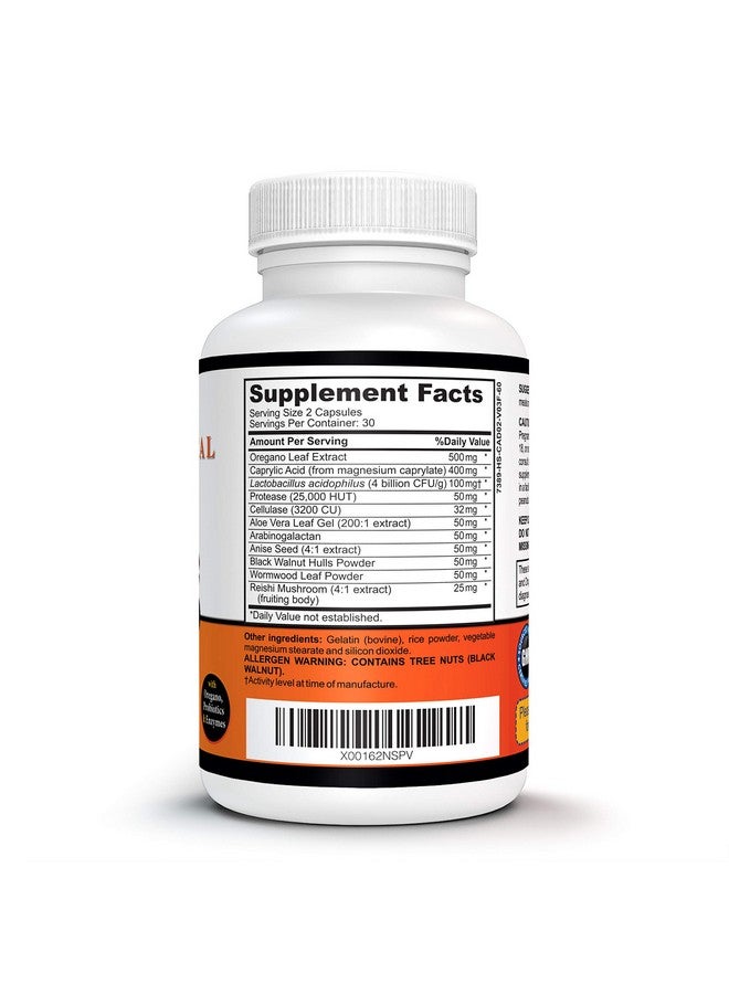 SIGMACEUTICAL علاج نمو الفم الزائد للبالغين من كالم كلينز ديتوكس، دواء نونجمو لإزالة السموم عن طريق الفم وعلاج اللسان الأبيض، علاج نمو الفم الزائد، 60 كبسولة - Image 3