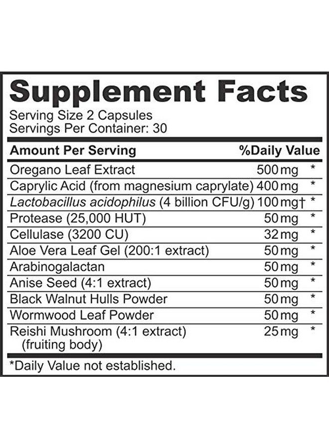 SIGMACEUTICAL علاج نمو الفم الزائد للبالغين من كالم كلينز ديتوكس، دواء نونجمو لإزالة السموم عن طريق الفم وعلاج اللسان الأبيض، علاج نمو الفم الزائد، 60 كبسولة - Image 5