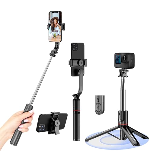 Hold Up Selfie Stick, Biggest Height Extendable 103cm Selfie Stick with Wireless Remote and Tripod Stand, Portable, Lightweight, Compatible with i Phone and Android Smartphone New Limited Edition - Image 1