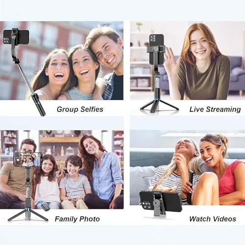 Hold Up Selfie Stick, Biggest Height Extendable 103cm Selfie Stick with Wireless Remote and Tripod Stand, Portable, Lightweight, Compatible with i Phone and Android Smartphone New Limited Edition - Image 5