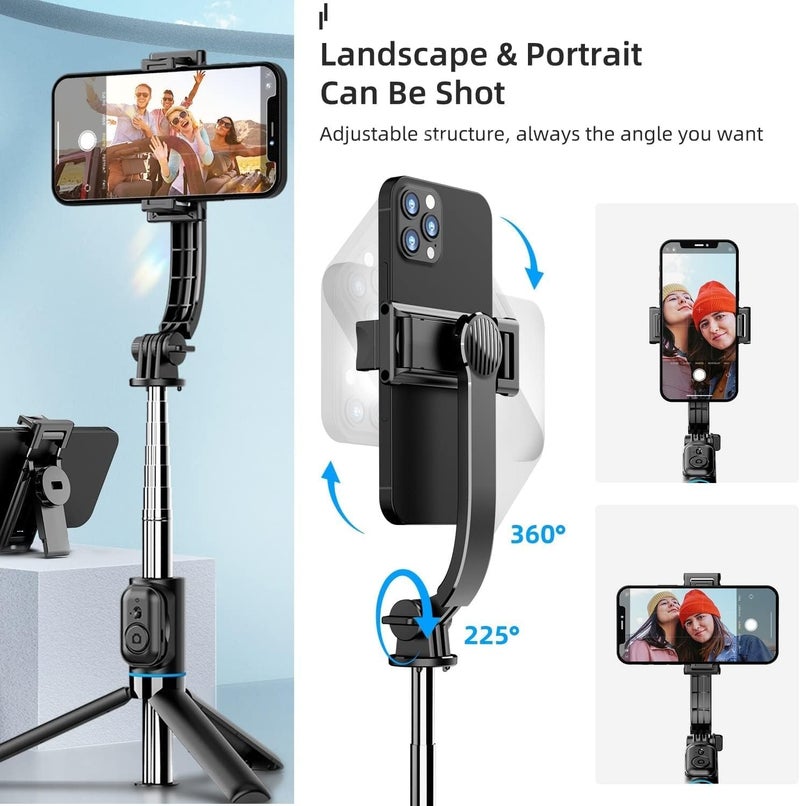 Hold Up Selfie Stick, Biggest Height Extendable 103cm Selfie Stick with Wireless Remote and Tripod Stand, Portable, Lightweight, Compatible with i Phone and Android Smartphone New Limited Edition - Image 2