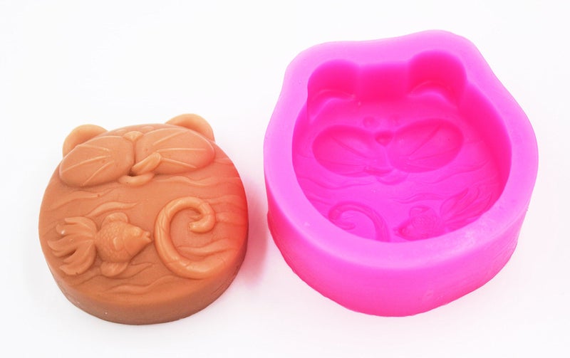 Longzang Cat like Fish 50293 Craft Art Silicone Soap mold Craft Molds DIY Handmade soap molds - Image 5