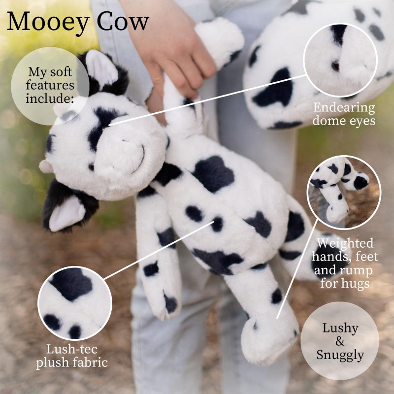 World's Softest Plush Stuffed Animal for Baby, Toddler, Kids, Adults - Adorable Toy Made from Kid-Friendly, Quality Materials - Lushee Cow, 16" - Image 3