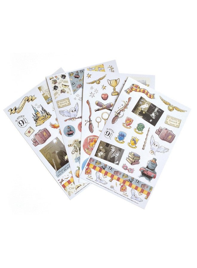 Paper House Productions Harry Potter Sticker Pack Of 4 Sticker Sheets For Crafts, Scrapbooking & Collecting - Watercolor Icons - Image 1