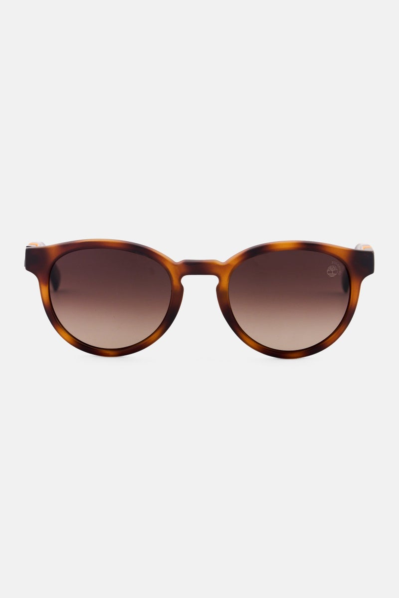 Timberland Men TB932352H51 Round Sunglasses,Brown - Image 1