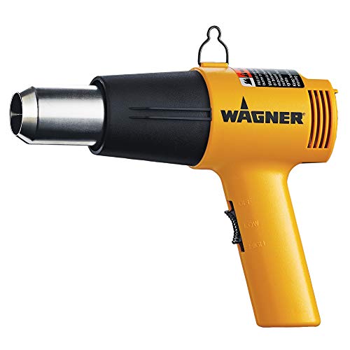 Wagner Spraytech 0503008 HT1000 Heat Gun, 2 Temp Settings 750ᵒF & 1000ᵒF, Great for Soften paint, Caulking, Adhesive, Putty Removal, Shrink Wrap, Bend Plastic Pipes, Loosen Rusted Nuts or Bolts - Image 1
