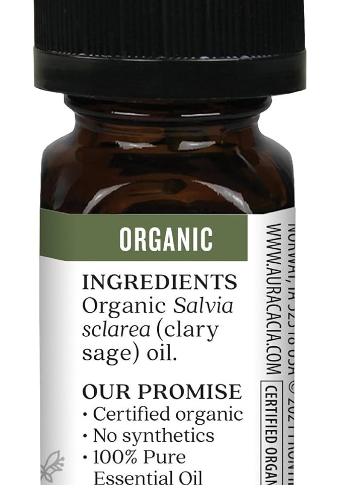 Aura Cacia Organic Clary Sage Essential Oil - 0.25 Fluid Ounce - Image 3