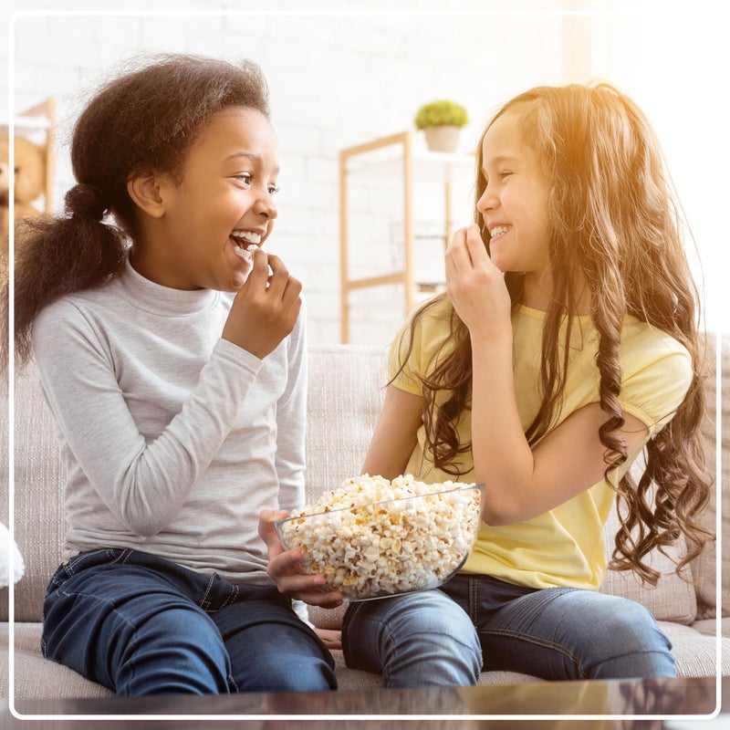 Nostalgia Hot-Air Electric Popcorn Maker, 8 Cups, Healthy Oil Free Popcorn with Measuring Scoop, Retro Red - Image 5